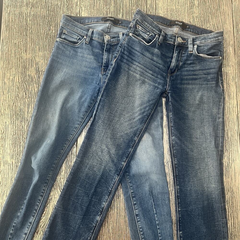 Hudson Jeans Women’s Bundle – Size 24 & 25 Skinny Denim Lot (2 Pairs)